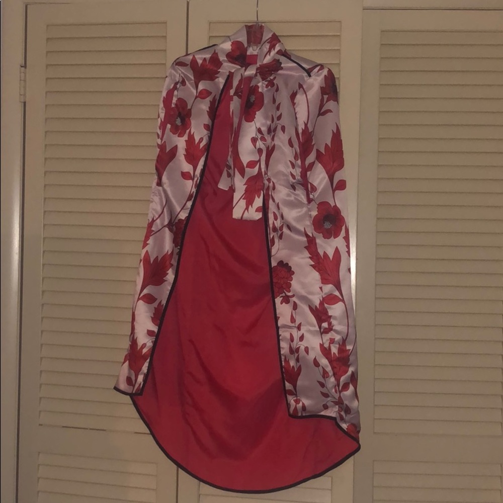 Red Flower Cape